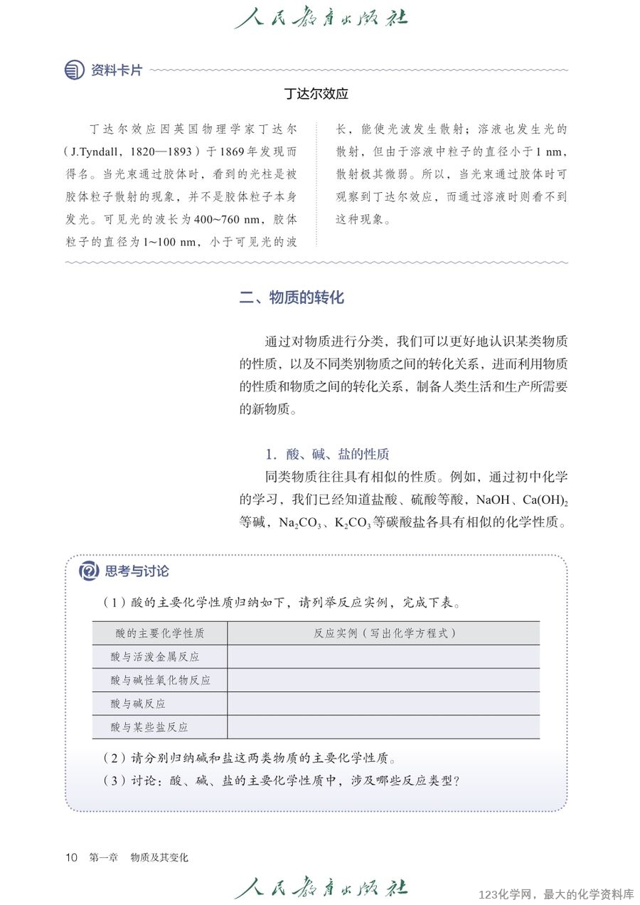 人教版普通高中教科书化学必修_第一册-15