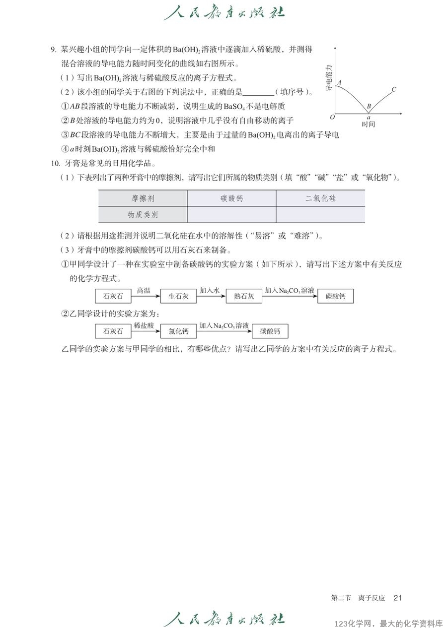 人教版普通高中教科书化学必修_第一册-26