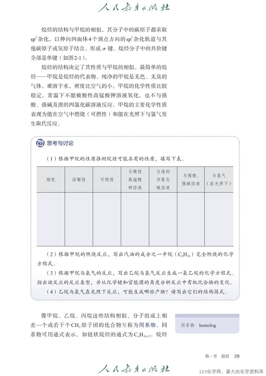 人教版普通高中教科书化学选择性必修3_有机化学基础-34