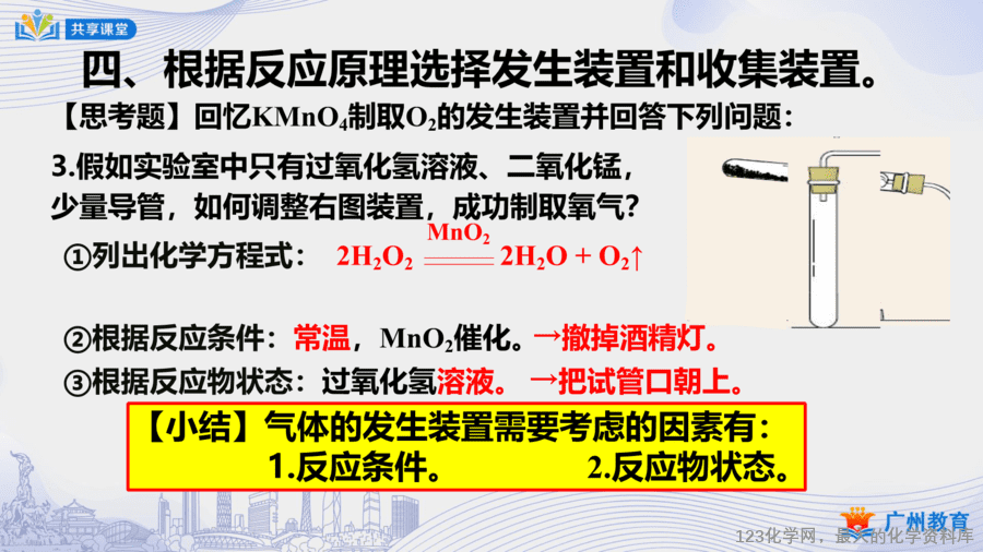 课时37_第六单元_课题2 第一课时 气体发生装置和气体收集装置的确定-课件-12