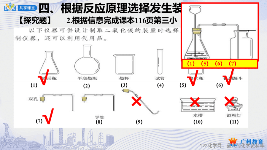 课时37_第六单元_课题2 第一课时 气体发生装置和气体收集装置的确定-课件-16