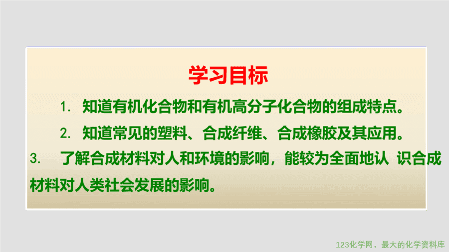 课时29_全部课程_《有机合成材料》-课件-2
