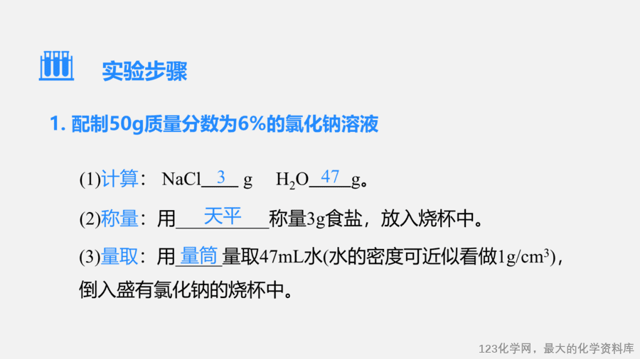 【优质课件】2025人教版初中九年级化学课件-实验活动6 一定溶质质量分数的氯化钠溶液的配制-4