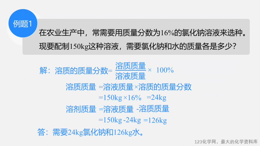 【优质课件】2025人教版初中九年级化学课件-第1课时 溶质的质量分数-16