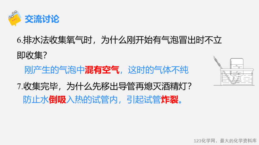 【优质课件】2025人教版初中九年级化学课件-实验活动1 氧气的实验室制取与性质-16