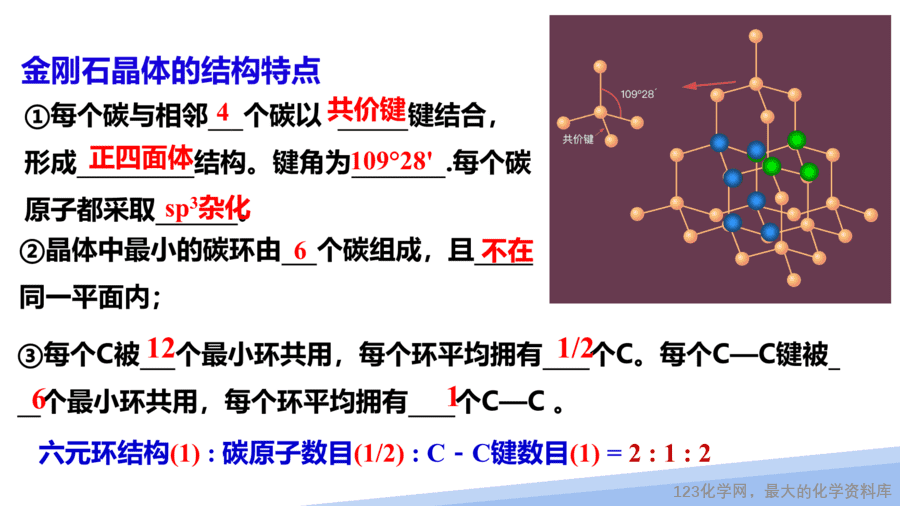 【课件】2025高二化学人教版选择性必修2《物质结构与性质》第3章第2节分子晶体与共价晶体第2课时-11
