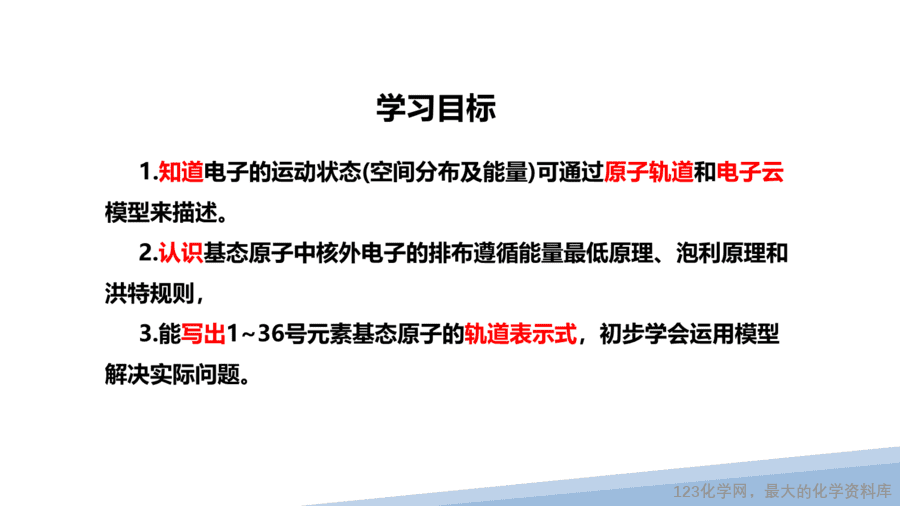 【课件】2025高二化学人教版选择性必修2《物质结构与性质》第1章第1节原子结构第3课时-2