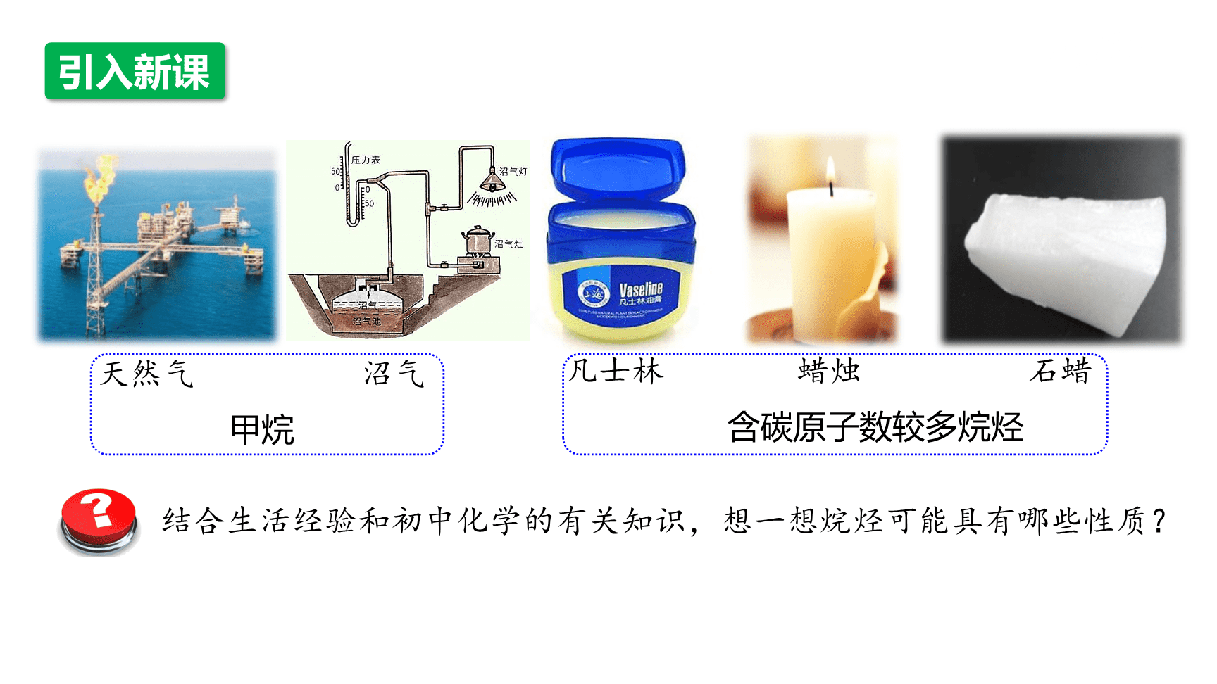 高中化学“同课异构”精品优质课件人教版必修第2册第7章第1节第2课时烷烃的性质-3