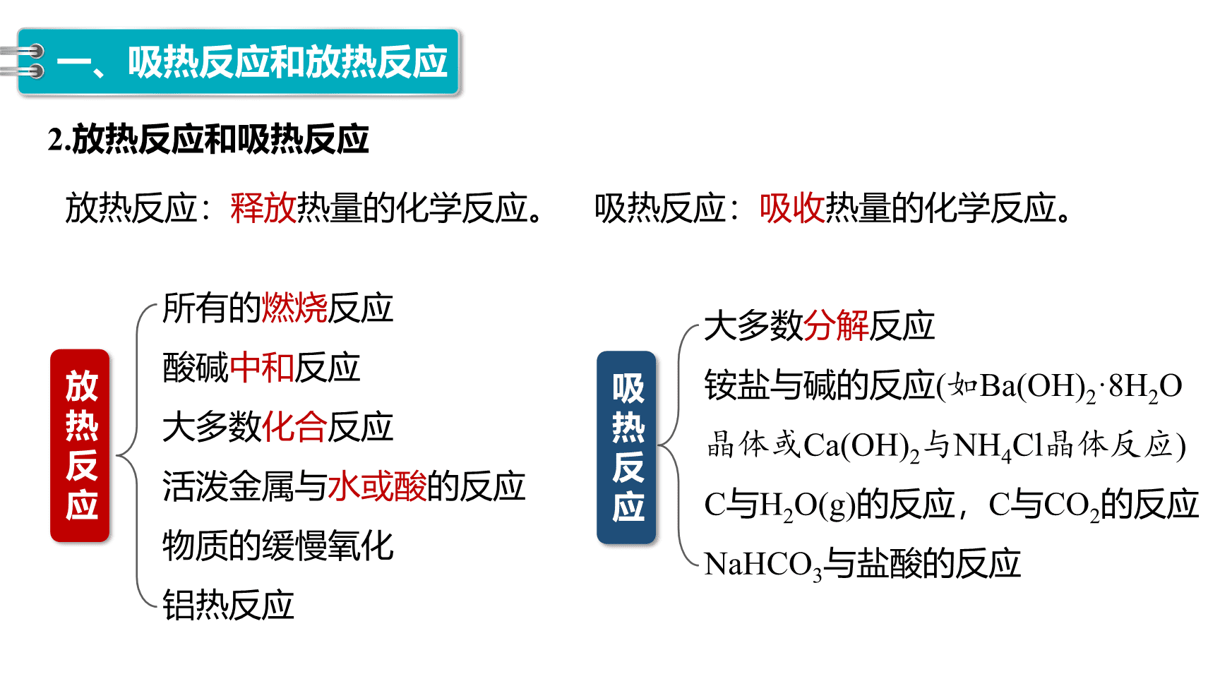 高中化学“同课异构”精品优质课件人教版必修第2册第6章第1节第1课时化学反应与热能-5