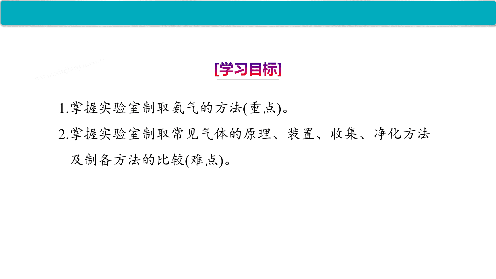 高中化学“同课异构”精品优质课件人教版必修第2册第5章第2节第3课时氨气的制备-2