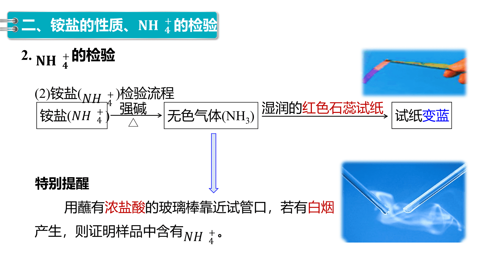 高中化学“同课异构”精品优质课件人教版必修第2册第5章第2节第2课时氨和铵盐-18