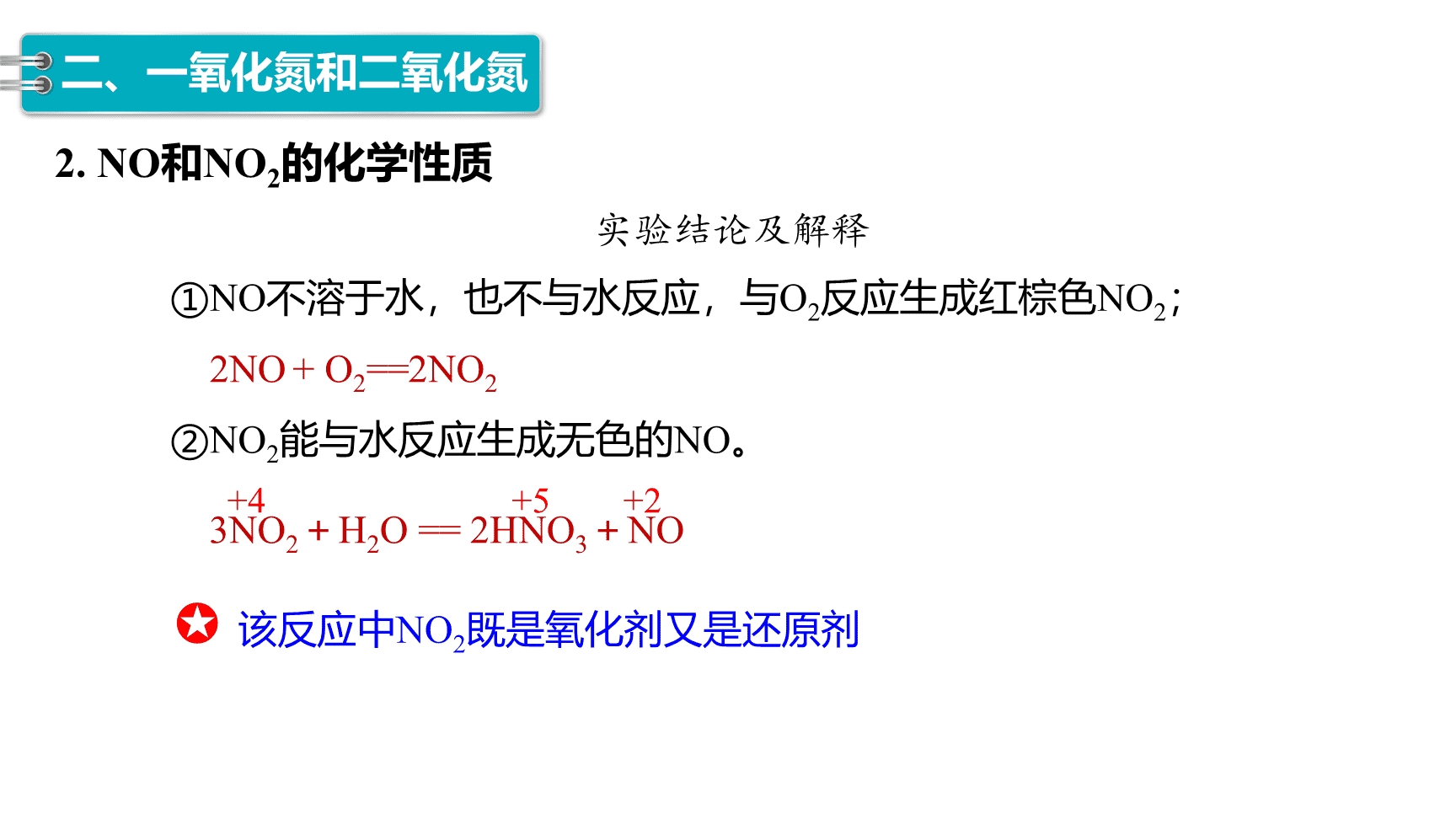 高中化学“同课异构”精品优质课件人教版必修第2册第5章第2节第1课时氮气和氮氧化物-13