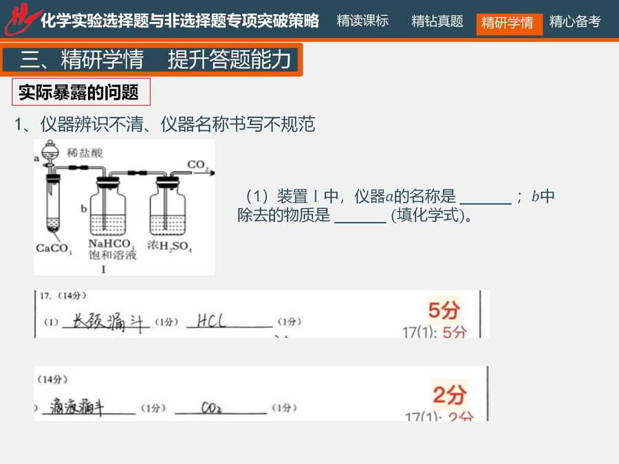 二轮复习 化学实验选择题与非选择题专项突破_41