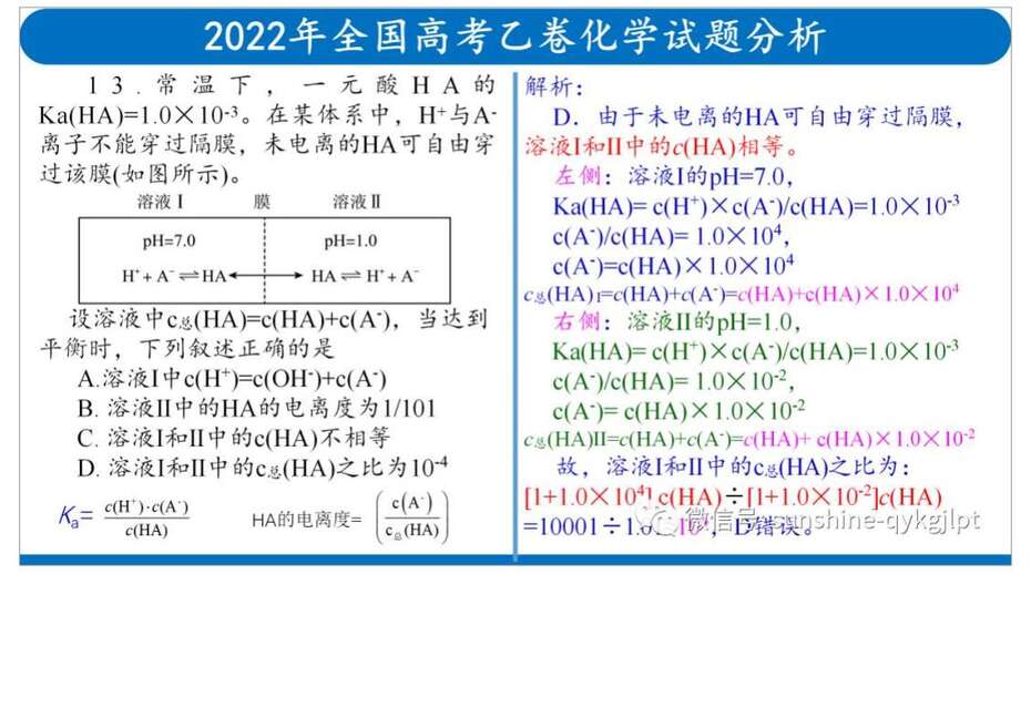 2022高考化学试题分析及教考启示_30