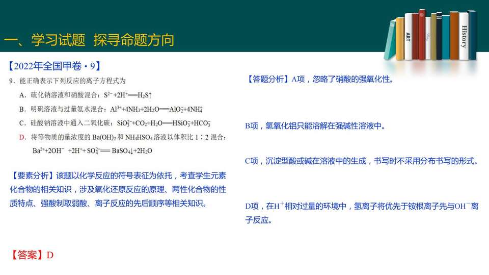 2023届高三二轮复习——高考试题分析_09