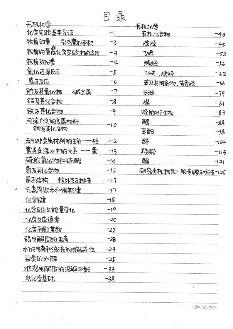 高中化学学霸笔记(共128页 )_00
