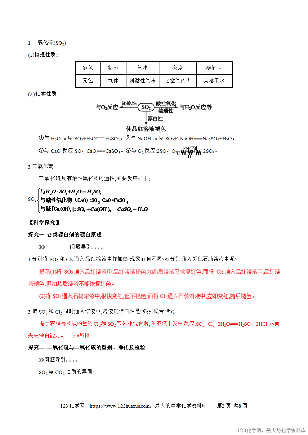 专题21硫及其氧化物-2025年秋初升高化学衔接精品专题学案教师版-2