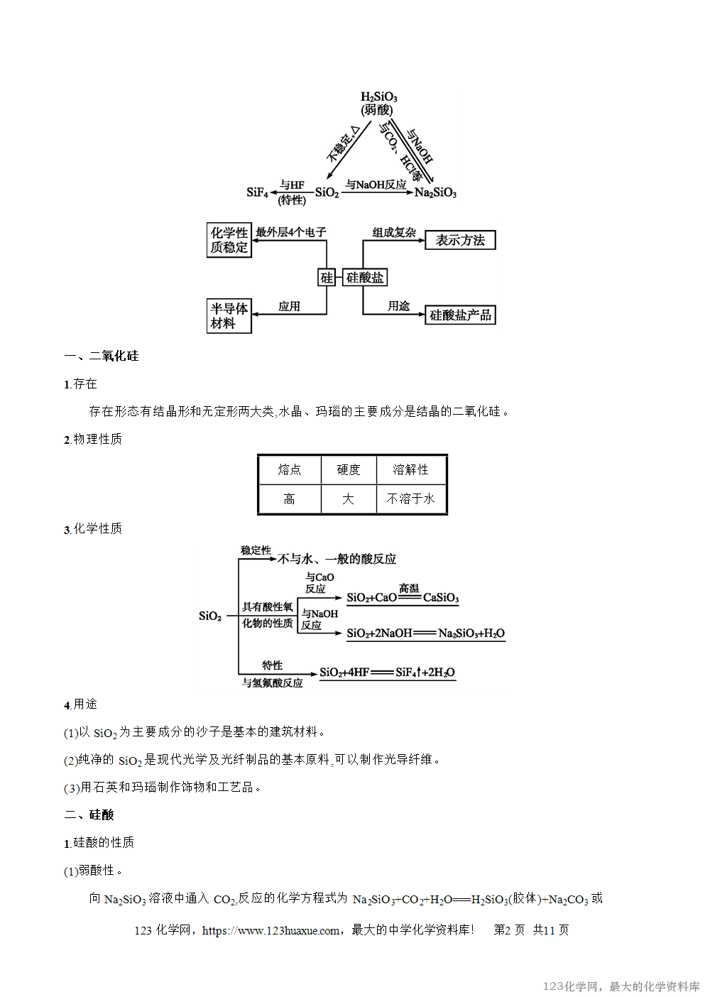专题19无机非金属材料的主角----硅-2025年秋初升高化学衔接精品专题学案教师版-2