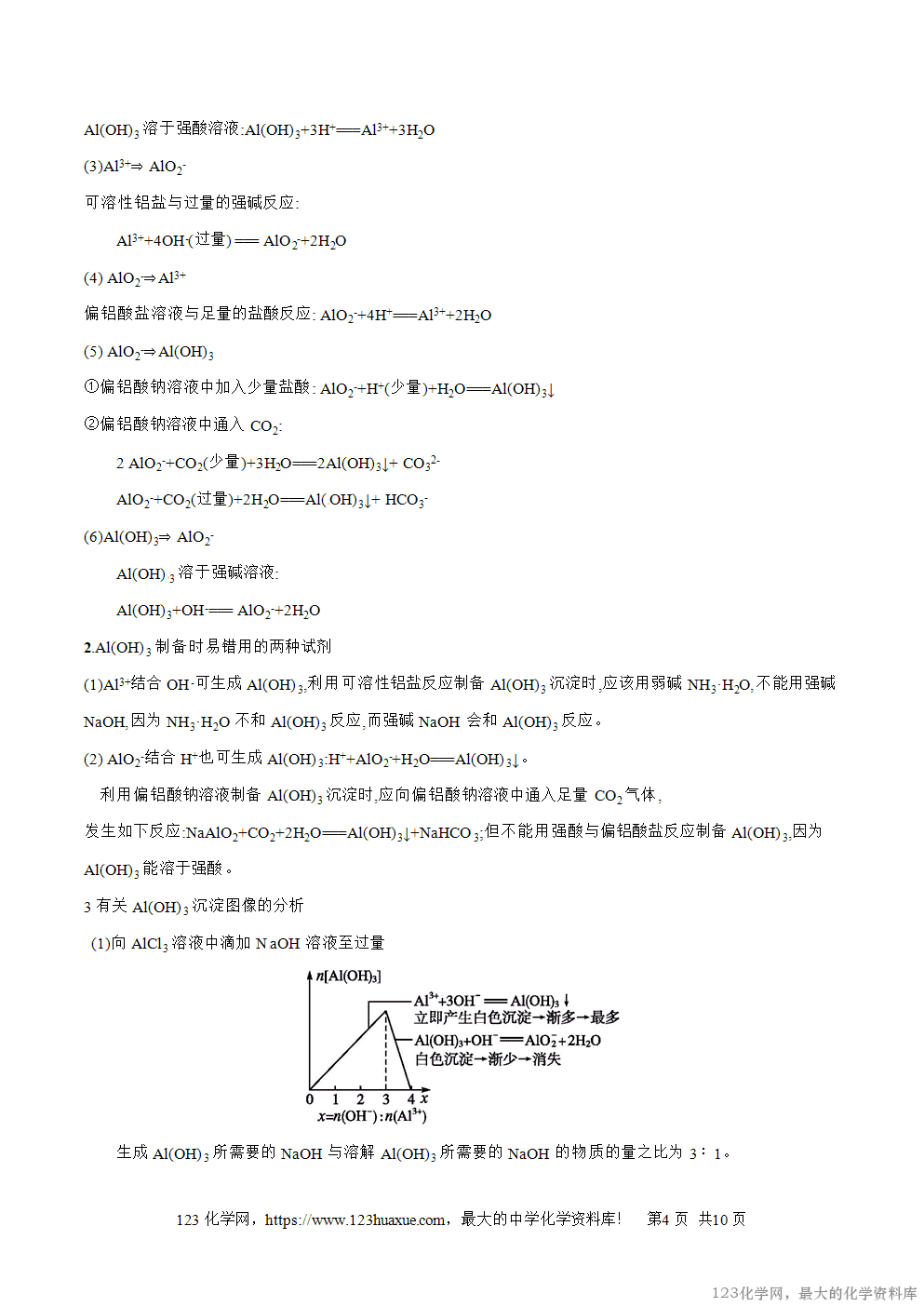 专题16铝的重要化合物-2025年秋初升高化学衔接精品专题学案教师版-4