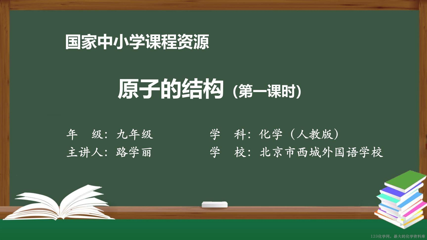 20201021初三化学(人教版)原子的结构(第一课时)-2PPT上传版-1