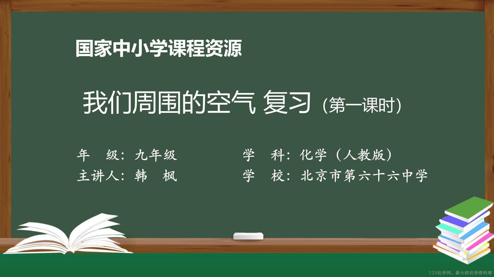 20201013初三化学(人教版)我们周围的空气+复习(第一课时)-2PPT-1