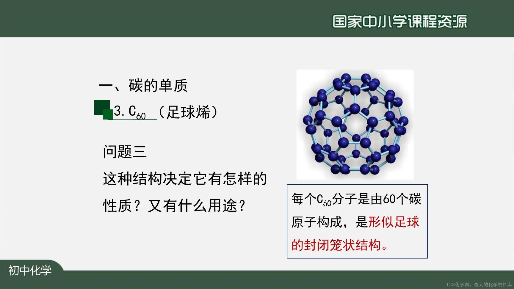 1204初三【化学(人教版)】金刚石、石墨和C60-26
