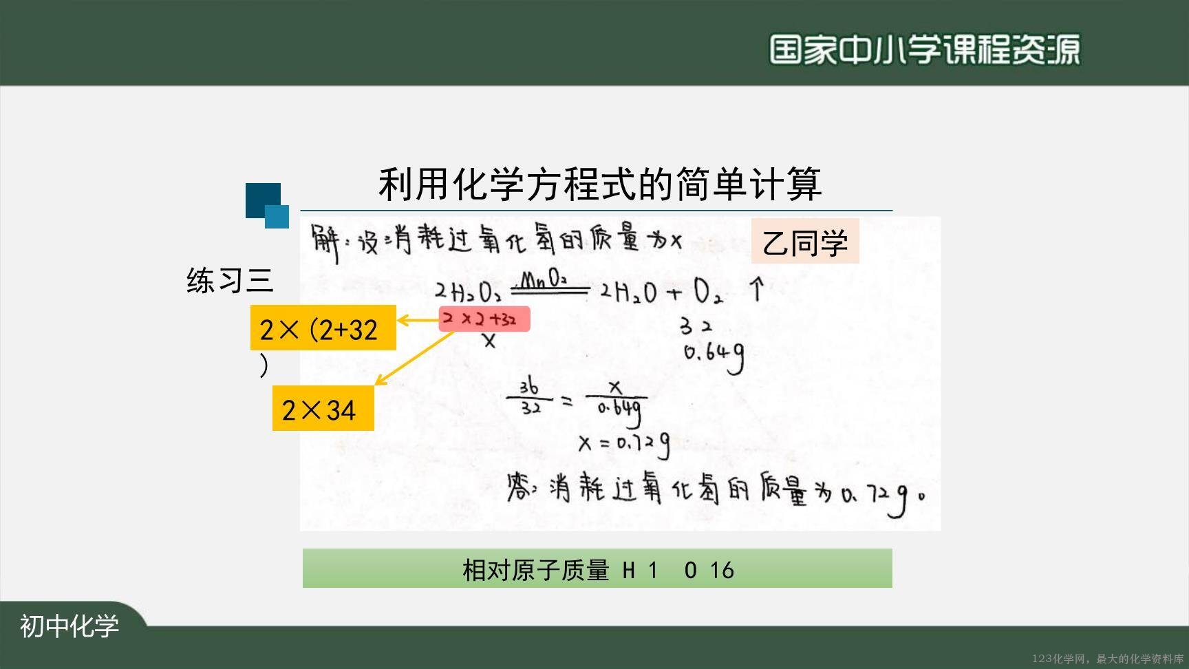 1126初三【化学(人教版)】利用化学方程式的简单计算(第一课时)-28