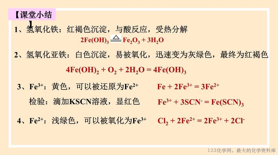 铁及其化合物