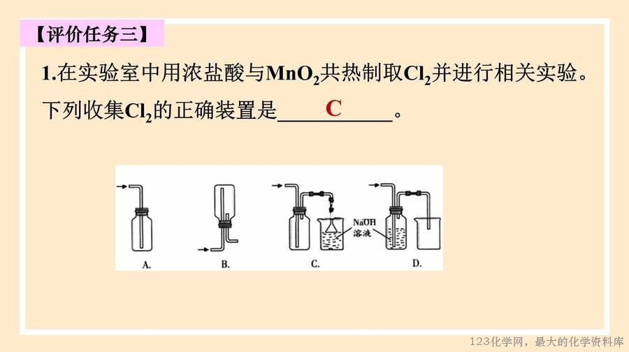 氯气的制备