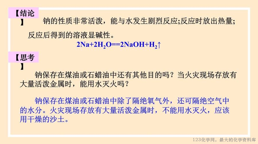钠及其化合物