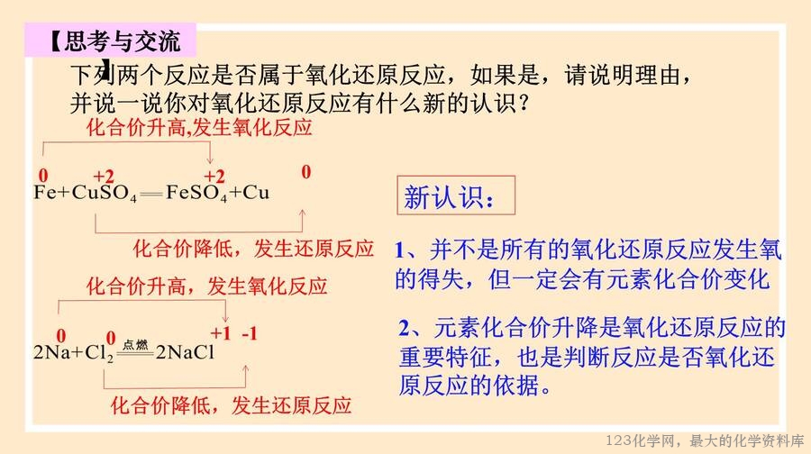 氧化还原反应