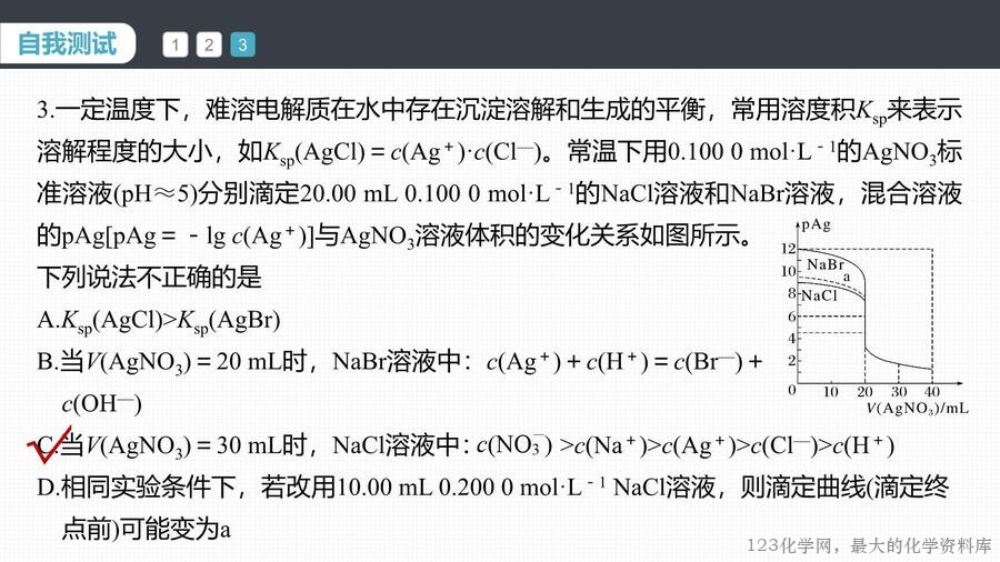 第3章第4节第3课时沉淀溶解平衡的图像分析-37