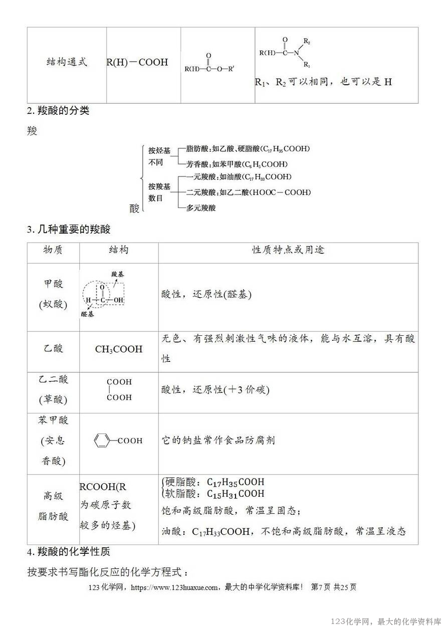 [学案+练习+课件]2026高考化学一轮复习第58讲醛、酮、羧酸及羧酸衍生物-7
