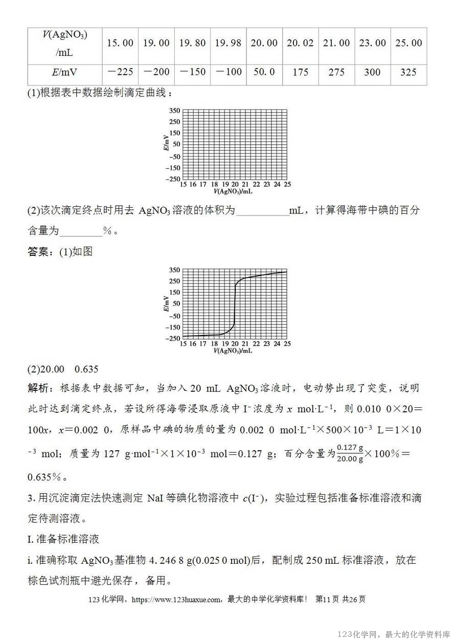 [学案+练习+课件]2026高考化学一轮复习第47讲酸碱中和滴定及拓展应用-11