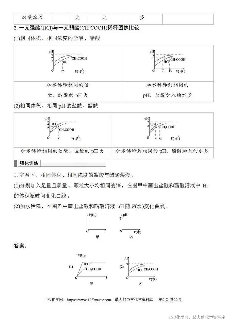 [学案+练习+课件]2026高考化学一轮复习第46讲水的电离和溶液的pH-9