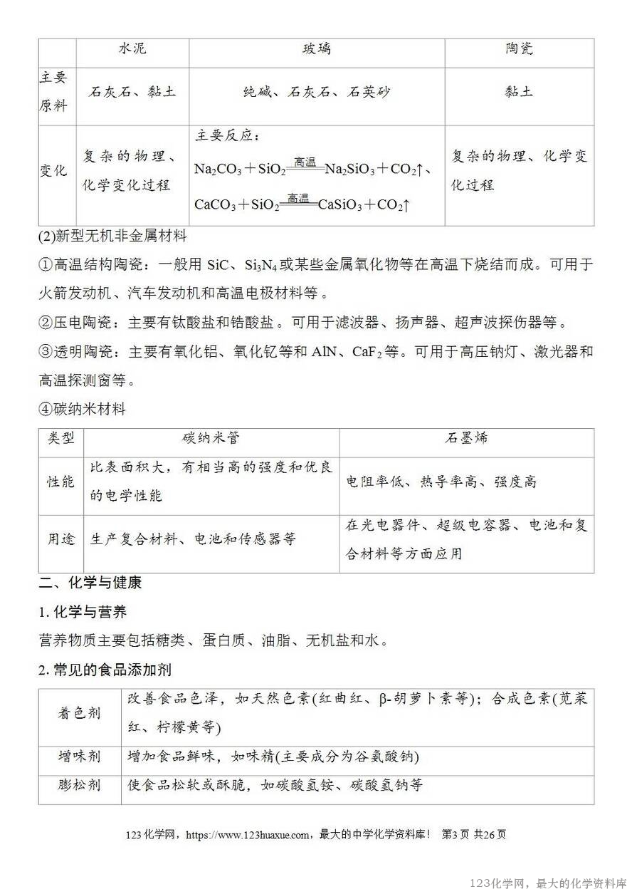 [学案+练习+课件]2026高考化学一轮复习第22讲化学与STSE化学与中华文明-3