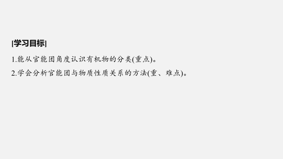 【课件】高中化学“同课异构”精品优质课人教版必修第二册第七章 第三节 第3课时 官能团与有机化合物的分类-2