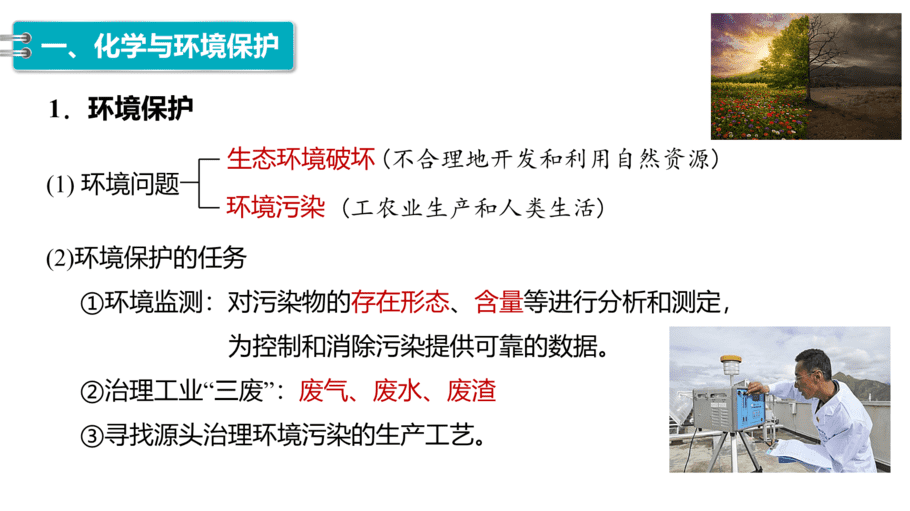 【课件】高中化学“同课异构”精品优质课人教版必修第二册第八章 第三节 环境保护与绿色化学-4